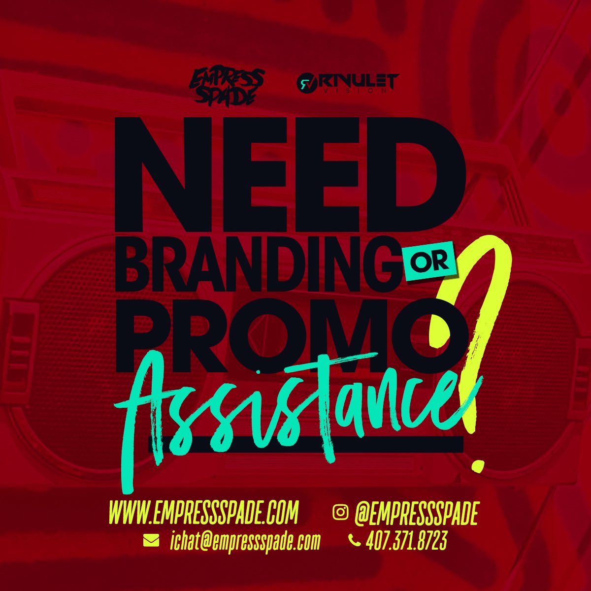 Hey! Empress Spade Here!
Are You In Of Assistance With Establishing Your
•Brand Identity
•Keeping Up With Emails, Book, Etc
•Creating Content 
•Designing Your Website
I Can Definitely Assist You!