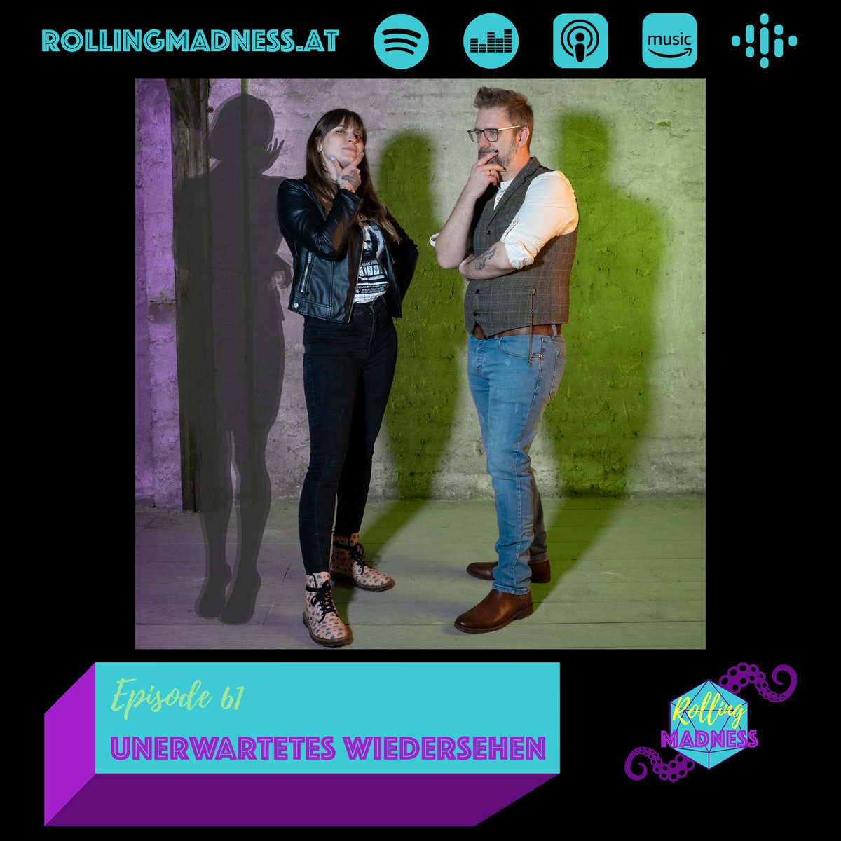 Folge 61- Unerwartetes Wiedersehen
In Neverwinter suchen die Abenteurer weiterhin nach Clues rund um die ominöse Lagerhalle und deren Machenschaften. Da Matzo seine Stempelkarte befüllen will ...

#dnd5e #dnd #ttrpg #pnpde
rollingmadness.at/podcast/folge6…
linktr.ee/rollingmadnes