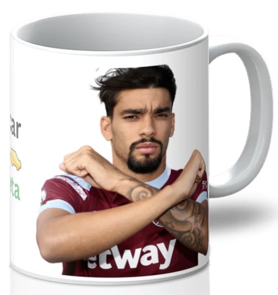 WestHamWayCom's tweet image. 🎶 Just Sold My Car 🎶🚗🚙🚕

Our new Lucas Paqueta mug is OUT NOW &amp;amp; available to order 😍⚒

thewesthamway.myshopify.com