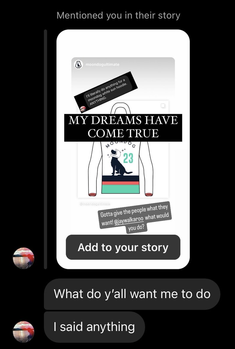 MoondogUltimate's tweet photo. Looking for ideas! What should he do for a dream come true? https://t.co/EZWm0nKh73