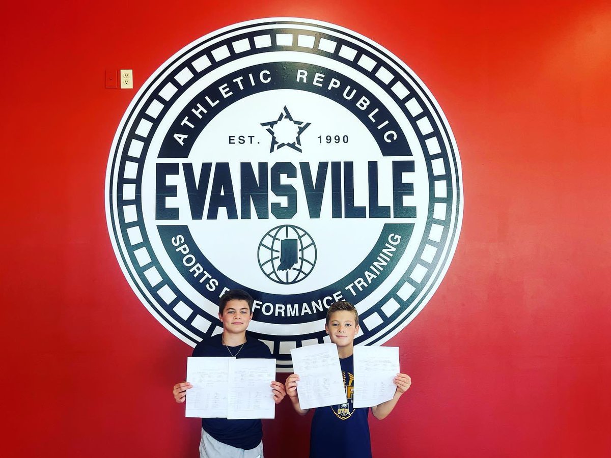 Nolan increased his vertical 3 inches, cut down his 10yd dash from 2 seconds to a 1.75s Evan cut down his pro-agility run by .20 seconds, 40yd dash by a tenth of a second, and his biggest improvement was the 3pq testing, pre - R-84.75 L-91.23 lbs, Post - R-141.88 L- 151.68 lbs!!!