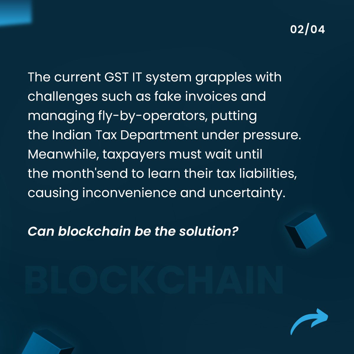 bcsnetwork's tweet photo. Revolutionizing GST with Blockchain!
Tired of tax loopholes and delayed liabilities? The GST Chain, powered by blockchain technology, is the game-changer we've been waiting for! 📈🚀
#Blockchain #GSTChain #TaxReform #TransparentTaxation #FinancialPlanning #Innovation https://t.co/AnAlOYkZIB