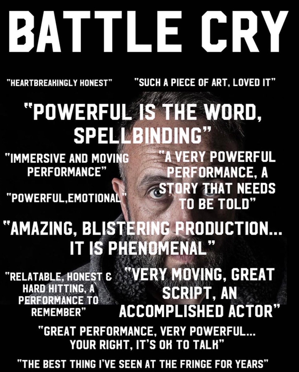 BattleCryThePl1's tweet photo. We’re back! And we can’t wait! Thrilled to be back on tour and starting @MorecambeFringe this Saturday for one night only at The West End Playhouse. Grab your tickets while you can 

https://t.co/8kkjDXsndu https://t.co/jS5cHw4oIY