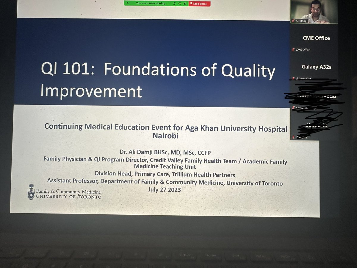 Ali N. Damji (@dralidamji) on Twitter photo QI at 5:30 am! Such a pleasure and honour to present to faculty and learners at <a href="/AKUHNairobi/">Aga Khan University Hospital, Nairobi</a> on Quality Improvement as part of a collaboration with <a href="/UofTFamilyMed/">UofT Family Medicine</a> ! Looking forward to our ongoing work together to improve global healthcare quality! <a href="/CFPC_e/">The College of Family Physicians of Canada</a> <a href="/uoftmedicine/">Temerty Medicine</a> @fafm_cfpc QI at 5:30 am! Such a pleasure and honour to present to faculty and learners at <a href="/AKUHNairobi/">Aga Khan University Hospital, Nairobi</a> on Quality Improvement as part of a collaboration with <a href="/UofTFamilyMed/">UofT Family Medicine</a> ! Looking forward to our ongoing work together to improve global healthcare quality! <a href="/CFPC_e/">The College of Family Physicians of Canada</a> <a href="/uoftmedicine/">Temerty Medicine</a> @fafm_cfpc