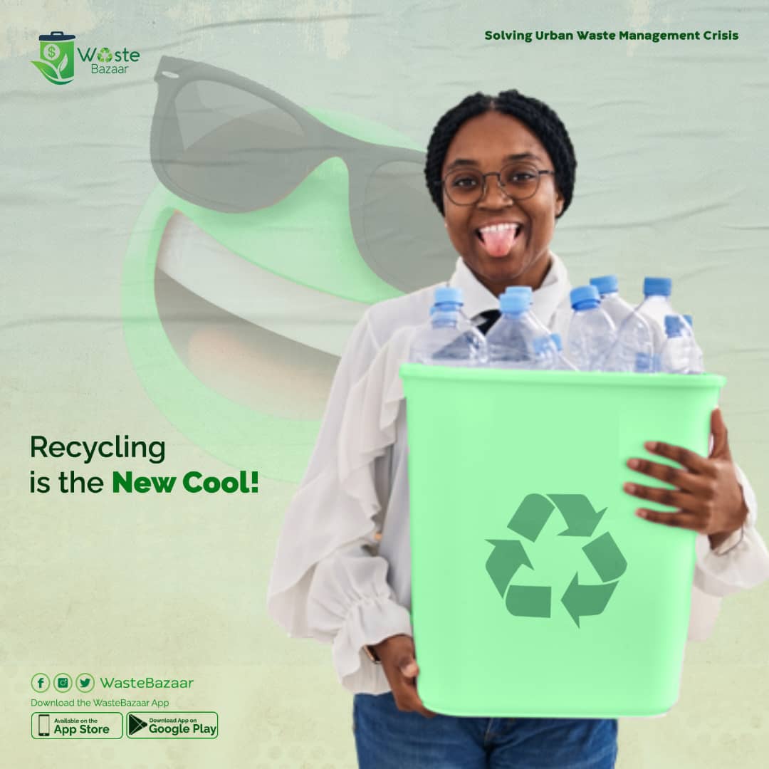 🚮 Trash-Burdened? Nah, 
we gat you!
Join us TRASH-SMASHING with #WasteBazaar!
Beat #pollution, one #plastic bottle at a time!
The situation has deteriorated  way beyond #GlobalWarming. The planet is currently BOILING!
Take #ClimateAction now! 🌏 #GoGreenOrGoHome
#Sustainability