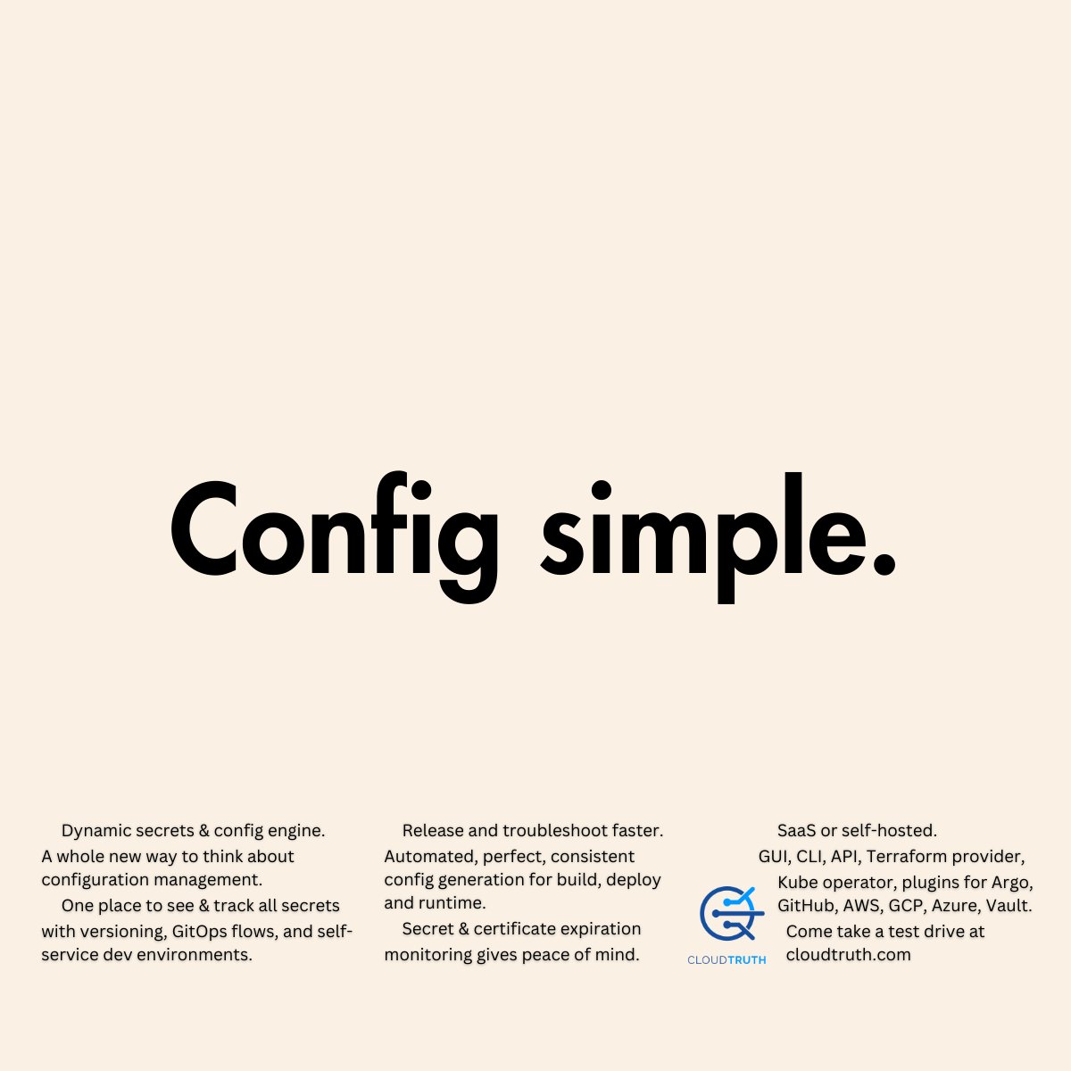 CloudTruth tweet media