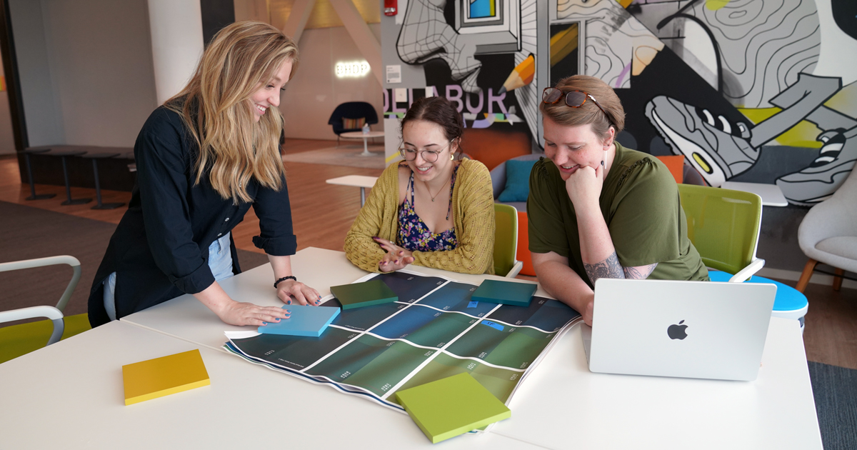 Happy #NationalInternDay! Our interns are an important part of our team, and their fresh perspectives ensure we always learn alongside them. 

Hear more about the BHDP intern experience in this blog: bhdp.com/insights/inter…

#DesignforPeople #ArchitectureandDesign