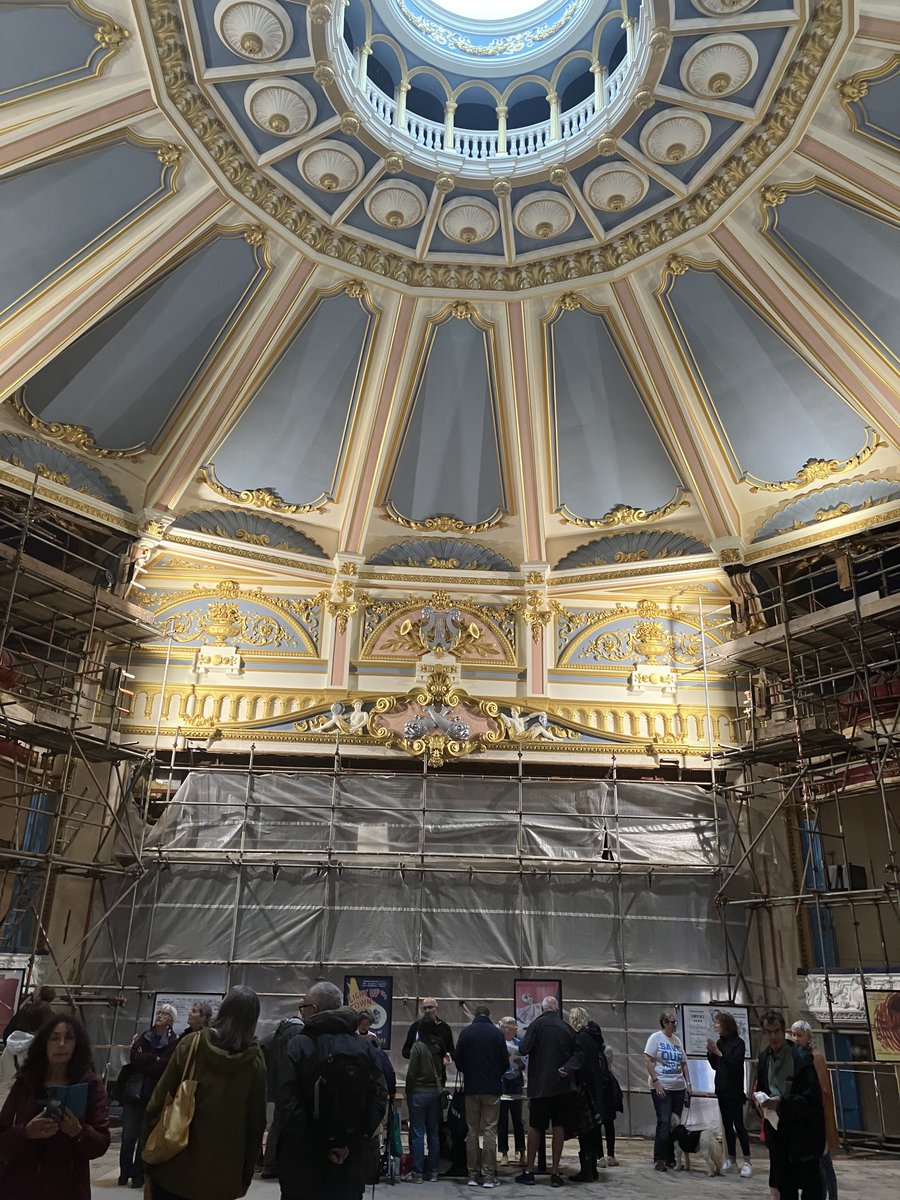 What a project! Saving Brighton Hippodrome from decay; amazing visit to see the work so far, lots of restoration and remedial work