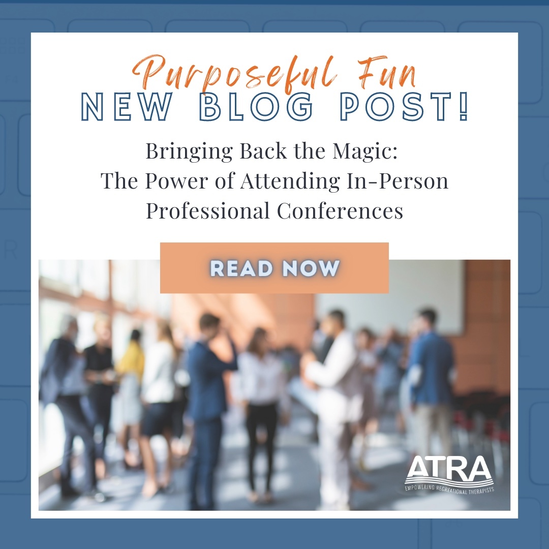ATRAinAction's tweet photo. NEW BLOG POST! 🤓 On the fence about attending #ACON23? July's edition of Purposeful Fun explores the transformative power of attending in-person professional conferences and will leave you feeling INSPIRED. Early bird pricing until 7/31! 🧡 Read now: https://t.co/HCt0NBnLrW https://t.co/7H0YwQT7q9