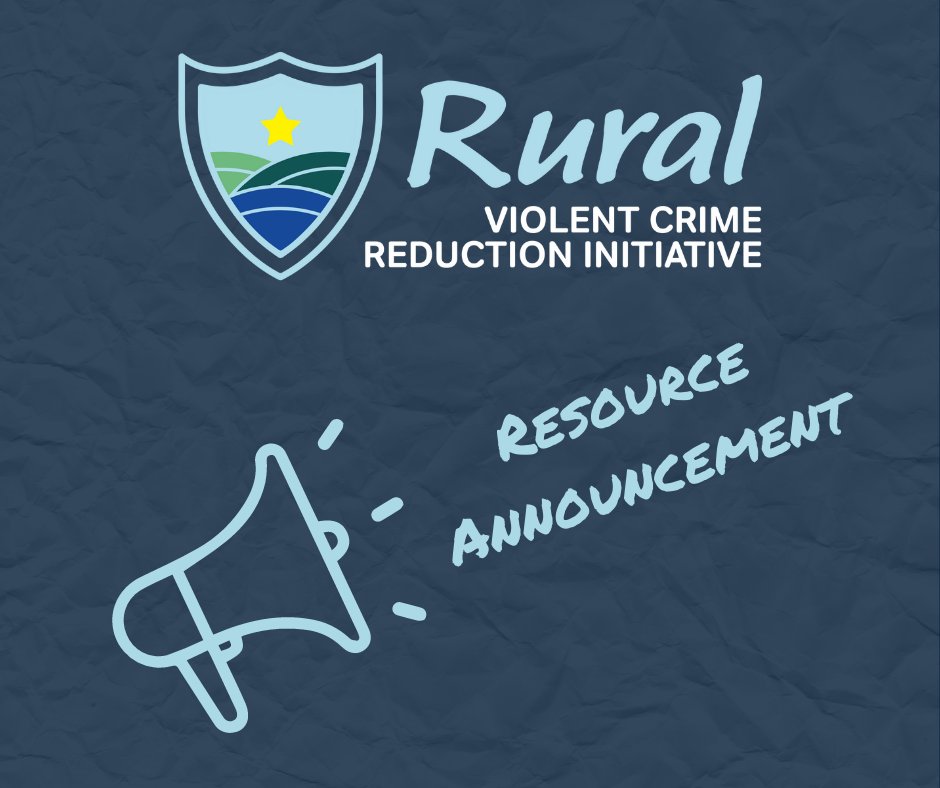 PolicingInst's tweet photo. Watch the Rural Violent Crime Reduction Initiative (RVCRI) webinar on integrating victim services in rural law enforcement agencies now. https://t.co/hfppB6BG0x

@LISC_HQ @DOJBJA https://t.co/hObl72vRlt