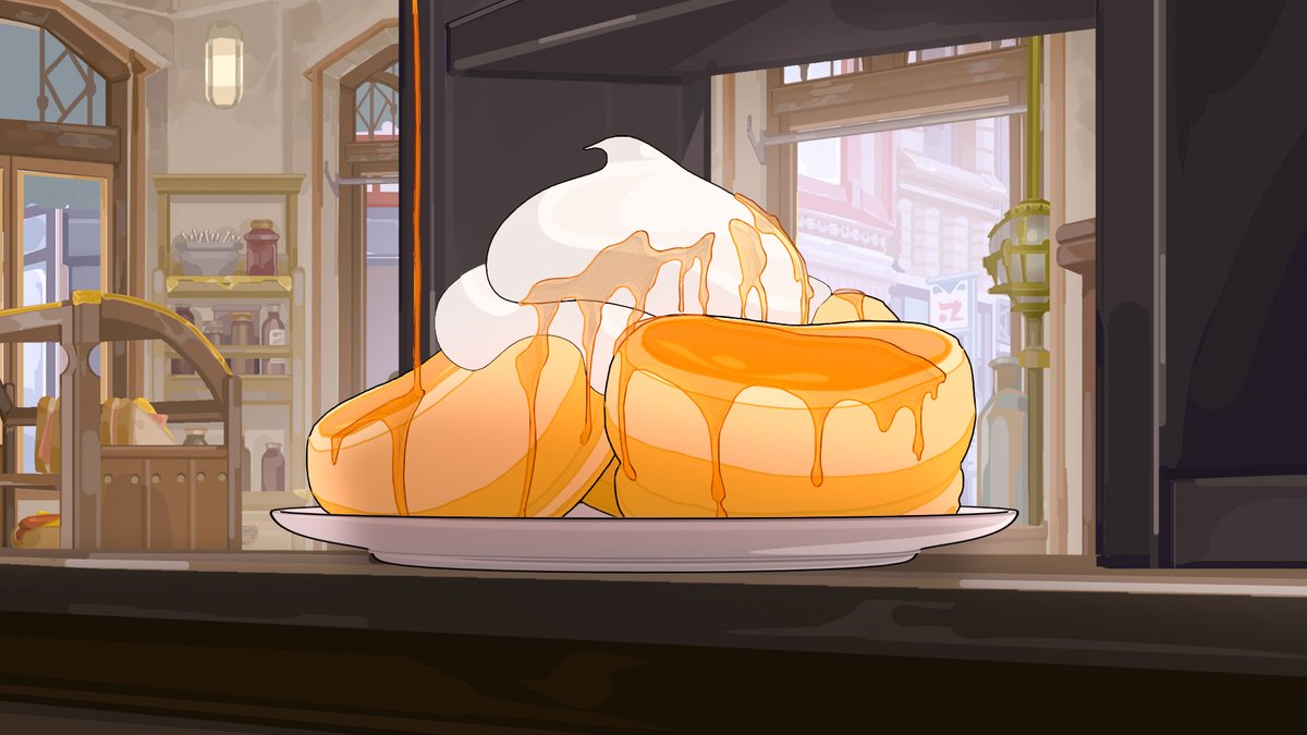 polyxis's tweet image. Recent personal project
Eggs, milk and flour

Full animation:
youtube.com/watch?v=_dYomi…

#souffle #soufflé #pancake #sweet #foodporn #foodpainting #foodanime #foodanimation #sweetanime #パンケーキ #飯テロ #食べ物 #食べ物動画 #スイーツ #食べ物絵