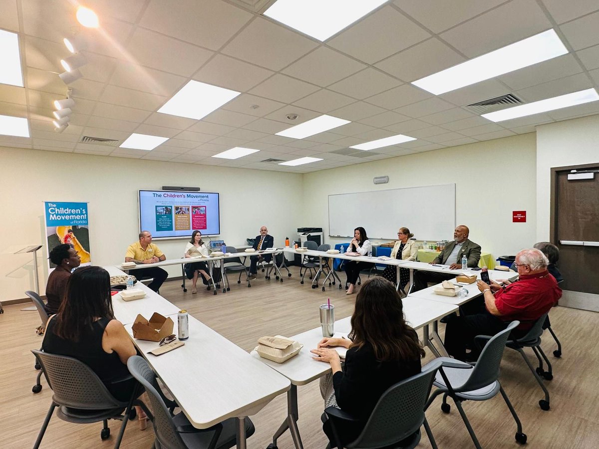 ELCBrevard's tweet image. The Children's Movement of Florida

Today we hosted the first “Meet our CEO” lunch with Madeleine Thakur. and had a graet time with our amazing partner Laura C. Gambino, MPA, CEcD, CEO of the Early Learning Coalition of Brevard County,
#elcbrevard  #TheChildrensMovement