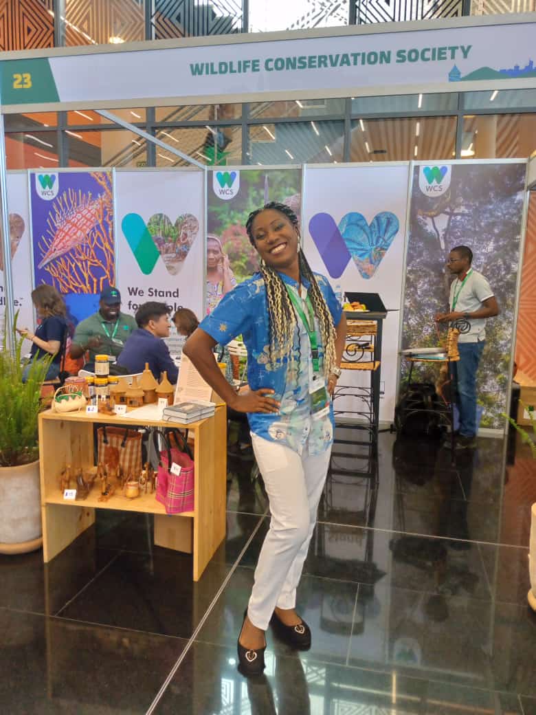 WCS_Nigeria's tweet photo. Listen to our own Onajite Okagbare @greathenrietta who is representing us at #ICCB2023. She spoke with #WCSWildAudio about her work and her participation at this biennial conference of conservation biologists.

Listen: https://t.co/189Juw3sBI #WCSatICCB2023 https://t.co/wcXaYuRtlE
