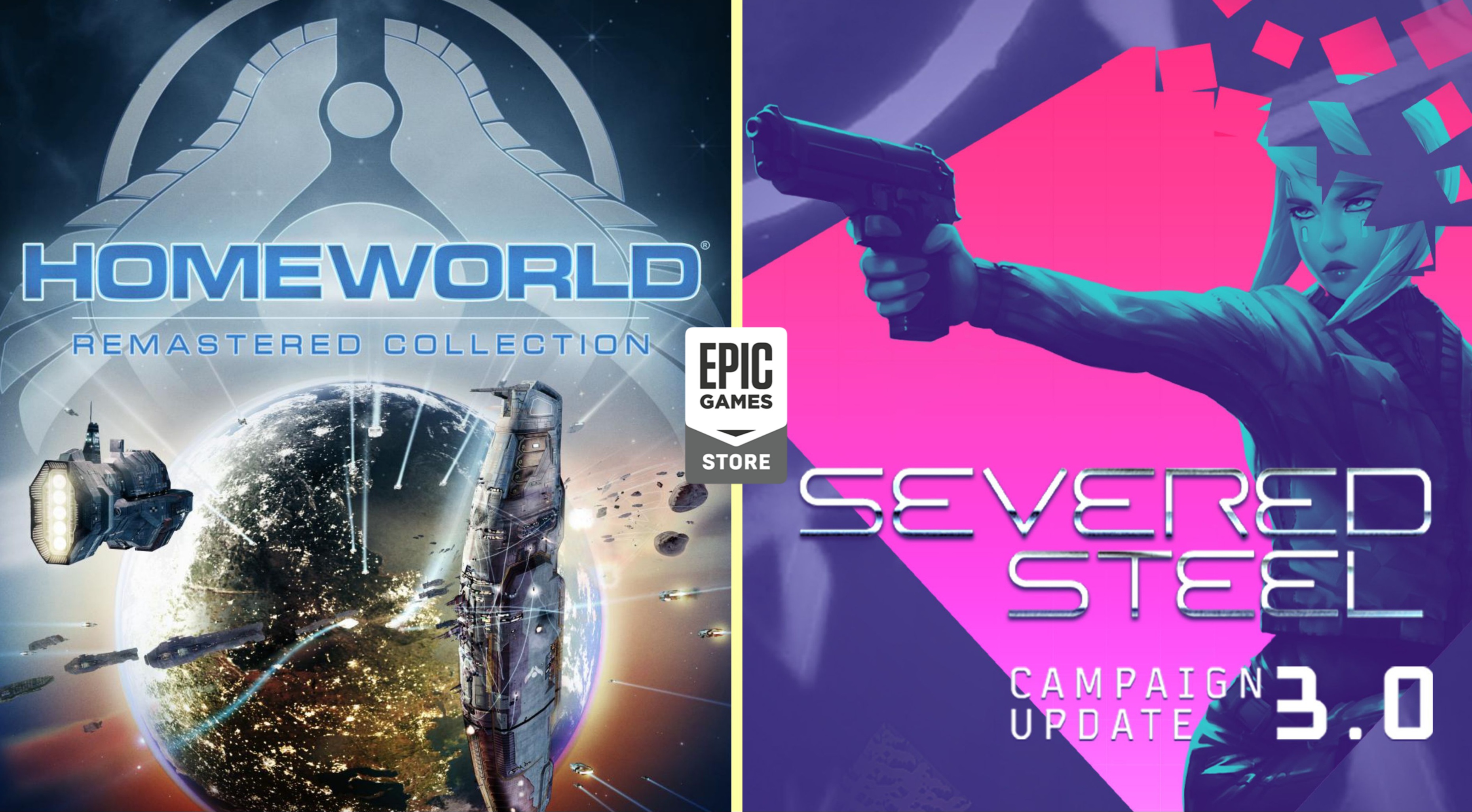 Severed Steel e Homeworld Remastered grátis na Epic