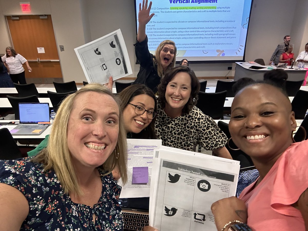 RLA TEKS are integrated, interconnected, and always progressing! #Tier1Day1 #TheGISDEffect