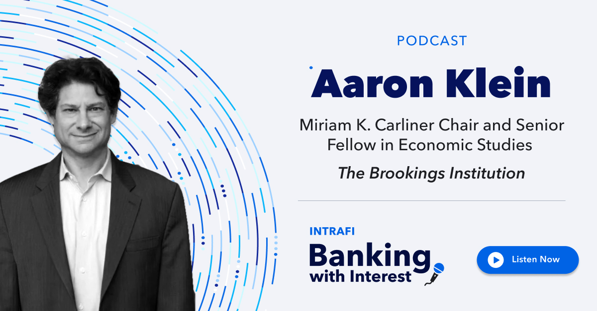IntraFi's tweet photo. In case you missed it, @Aarondklein, Senior Fellow in Economic Studies at the @BrookingsInst, shares his skepticism about the impact of #FedNow, the central bank’s new instant #payment system.
Listen now: https://t.co/6nuecIPcZr
#banking #payments #BankingwithInterest #podcast https://t.co/vqkIPZCwbw