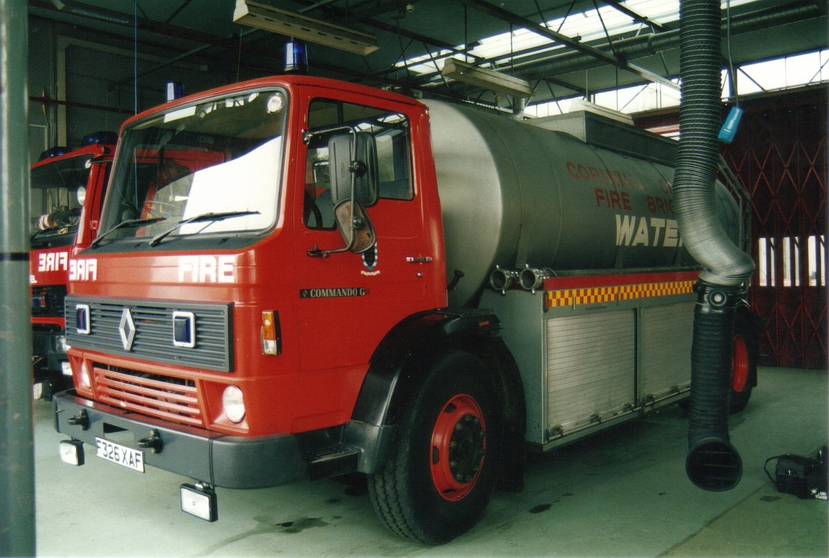 For this week's #ThrowbackThursday we have a 1989 Dodge G17 'Water Carrier' that started life out with <a href="/TruroCFRS/">Truro Community Fire Station</a> before relocating to Camborne fire station (<a href="/TolvaddonCFRS/">Tolvaddon Community Fire Station</a>) until its replacement and disposal in 2003. 

Picture credits to Tim Ansell.