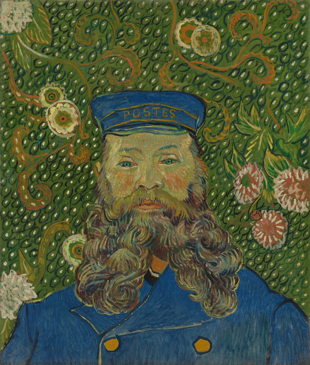 MuseumModernArt's tweet photo. Did you know this postman was a close friend of Vincent van Gogh? https://t.co/mygfqwqH3z