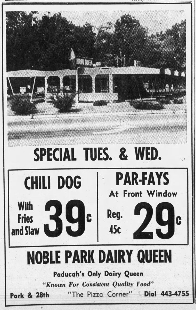McCracken Co Library (@mclibdotnet) on Twitter photo It's #NationalChiliDogDay ! 🌭Did you know that Paducah has a long history of serving up this tasty treat? From the Paducah Dog to the Foot-Long, enjoy some of these great advertisements from the 20th century courtesy of the <a href="/PaducahSunNews/">The Paducah Sun</a> It's #NationalChiliDogDay ! 🌭Did you know that Paducah has a long history of serving up this tasty treat? From the Paducah Dog to the Foot-Long, enjoy some of these great advertisements from the 20th century courtesy of the <a href="/PaducahSunNews/">The Paducah Sun</a>