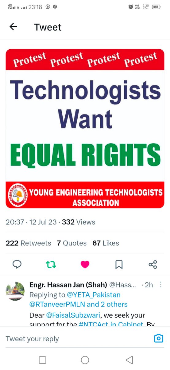 YETA_Pakistan's tweet photo. We call upon @SyedAminulHaque to stand for justice! Support the NTC Act and secure the future of technology education in Pakistan. Let's embrace innovation and progress for a prosperous nation! #PM_Shehbaz_DoJustice https://t.co/bvamBwlriQ