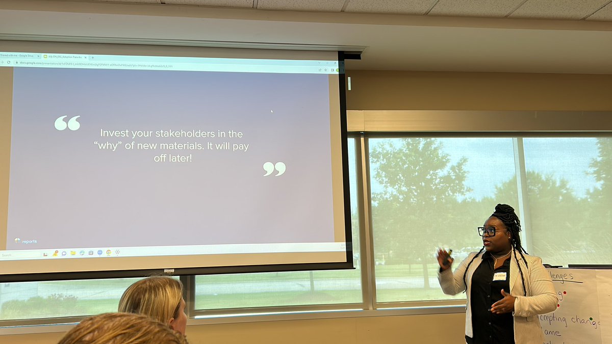 Attending HQIM Smart Adoption workshop.  Best practices for curriculum adoption.  #ESCMedina #OESCA