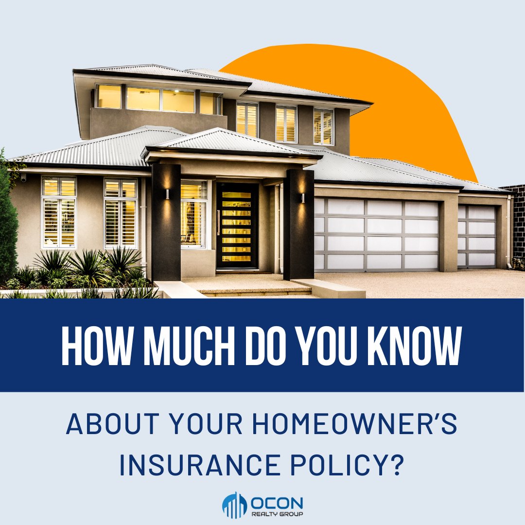 OconRealtyGroup's tweet photo. How much do you know about your homeowner’s insurance policy? 🏡

Insurance can be confusing and overwhelming—but taking the time to ensure you have the coverage you need can save a lot of heartache.

Read more here👇
https://t.co/YUxH255Hg0 https://t.co/AbV624XBlV