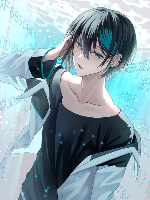 電子の海のどこかでお元気ですか#灰画 