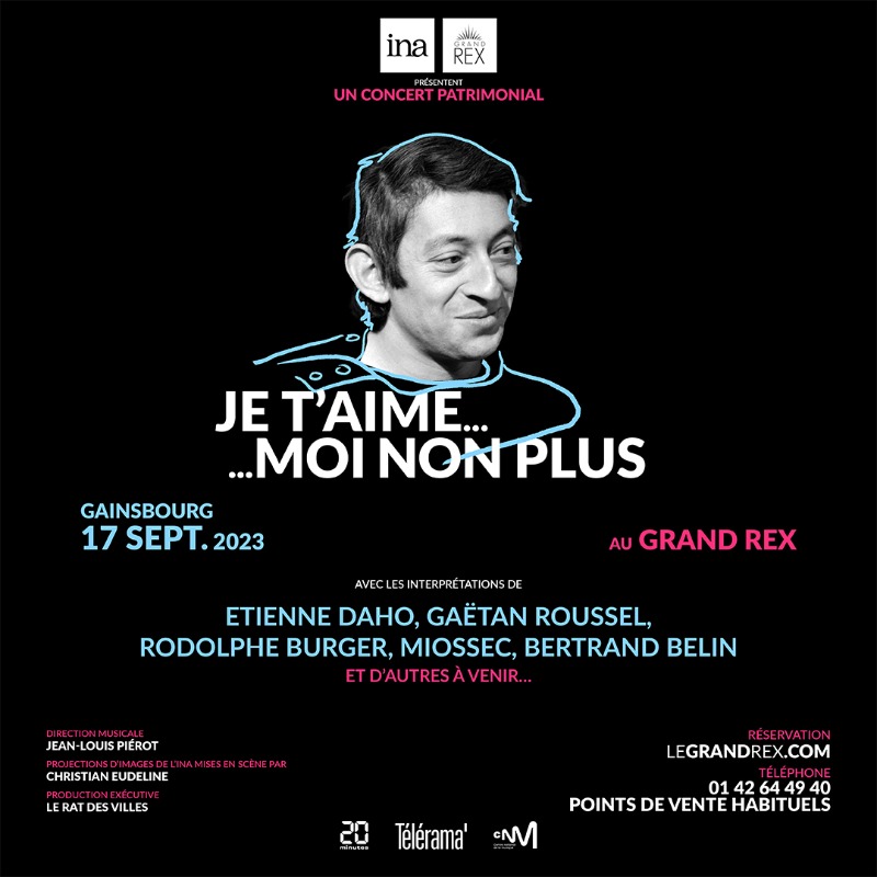Ina_audiovisuel's tweet photo. Je t'aime... du bout des lèvres

📆 RDV les 17 et 18 septembre 2023 au @LeGrandRex pour 2 concerts consacrés à Gainsbourg et Barbara avec plus d'une vingtaine d'artistes.

➡️ Plus d’infos : https://t.co/nq3nsJGZ4U

@CreditMutuel @20Minutes @Telerama @CNM @sacem @ftvculturebox