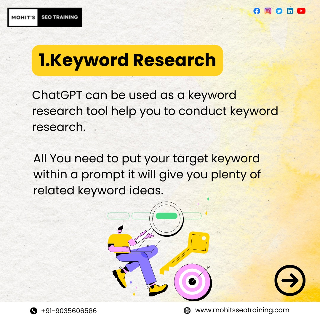 mohits_seo's tweet image. The Power of Chat GPT in SEO! 
Discover 7 game-changing benefits that will revolutionize your search engine optimization strategy and drive unprecedented growth for your online presence
 #mohitsseotraining #Chatgpt #seotraining #onlinecourses #DigitalMarketing #learnseo #followus