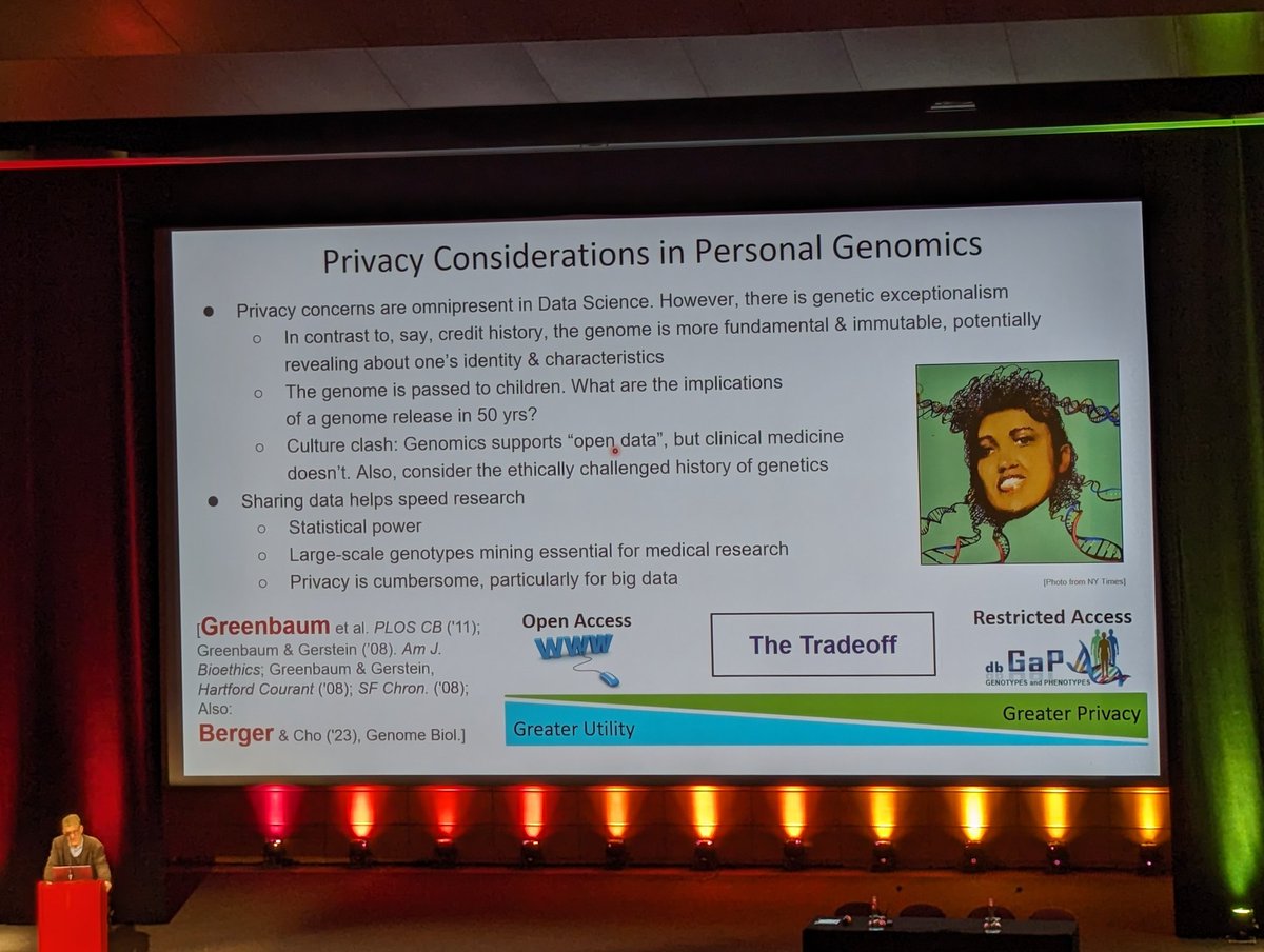 Keynote by <a href="/MarkGerstein/">Mark Gerstein</a> at #ISMBECCB2023.
The whole talk is 🤯, and I'm so bad at LTing, but this one slide particularly hit.