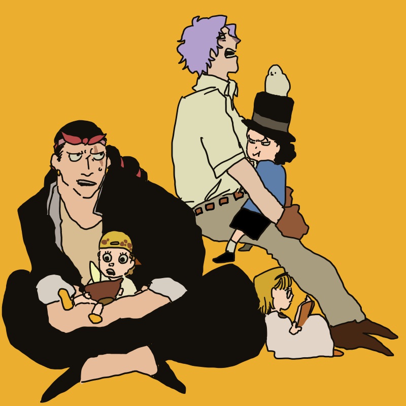 DvwBz1109's tweet photo. 疑似家族パロディ https://t.co/LcqJYLeEFb