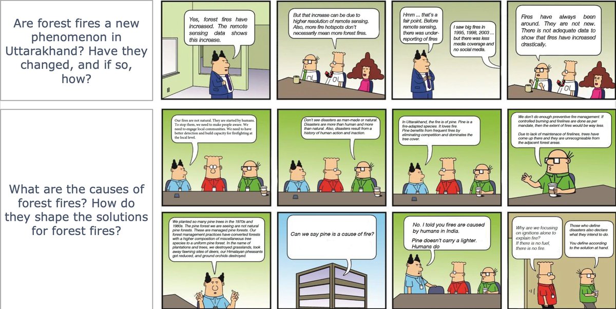 kapilyadav_1's tweet photo. Experimenting with comic strips to share my qualitative data results. They are an interesting way to communicate divergent views of stakeholders and controversies.  #FiredUp2023 https://t.co/05lOyW3Qgj