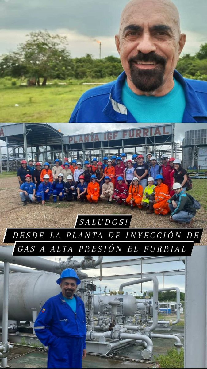 MigCastillejo's tweet photo. Saludos!
Desde la Planta de Inyección de Gas a Alta Presión El Furrial https://t.co/fm53fAhXa3