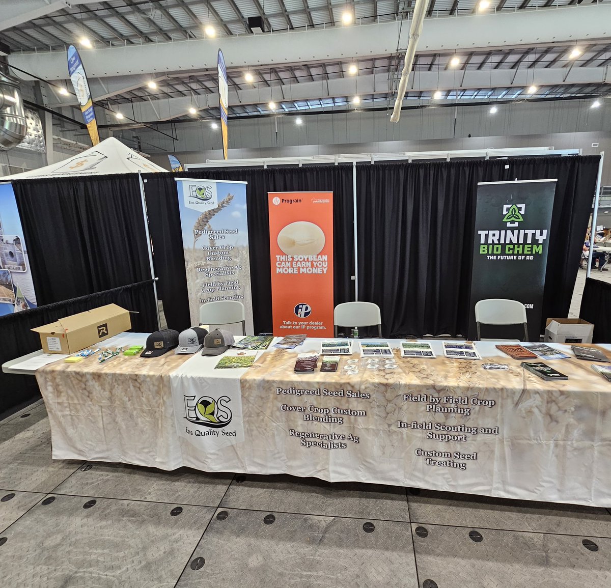 Come see us today at #TFFT Thanks for farming tour. Meridian Centre in Winkler. Its on until 5pm #greatfood #greatprizes #greatspeakers #greattradeshow