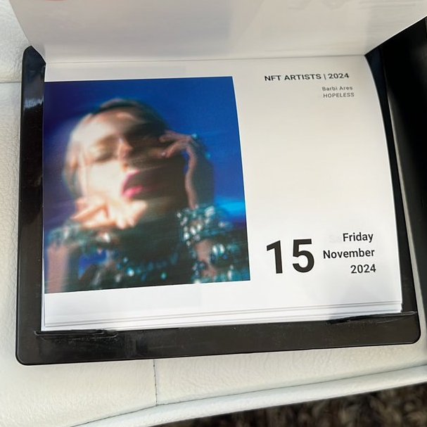 GM✨

"Hopeless" owned by <a href="/tustont/">tustoned</a> was selected to be part of the <a href="/seanftmuseum/">Seattle NFT Museum</a> 2024 calendar🤍

The calendar features 365 artists reshaping the art landscape with their digital masterpieces &amp; 100% of the calendar proceeds will be donated to charity to support arts education.

👇🏽