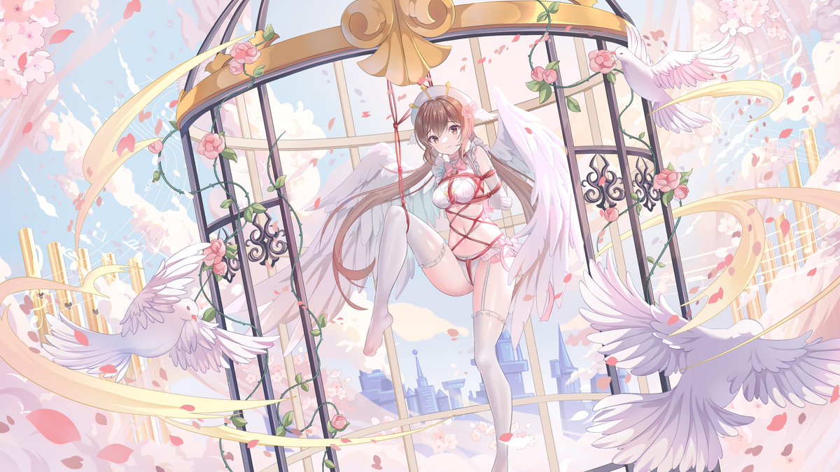 七月绑缚~

P站链接：https://t.co/kkon2xvREN https://t.co/mSSCgt7PU2