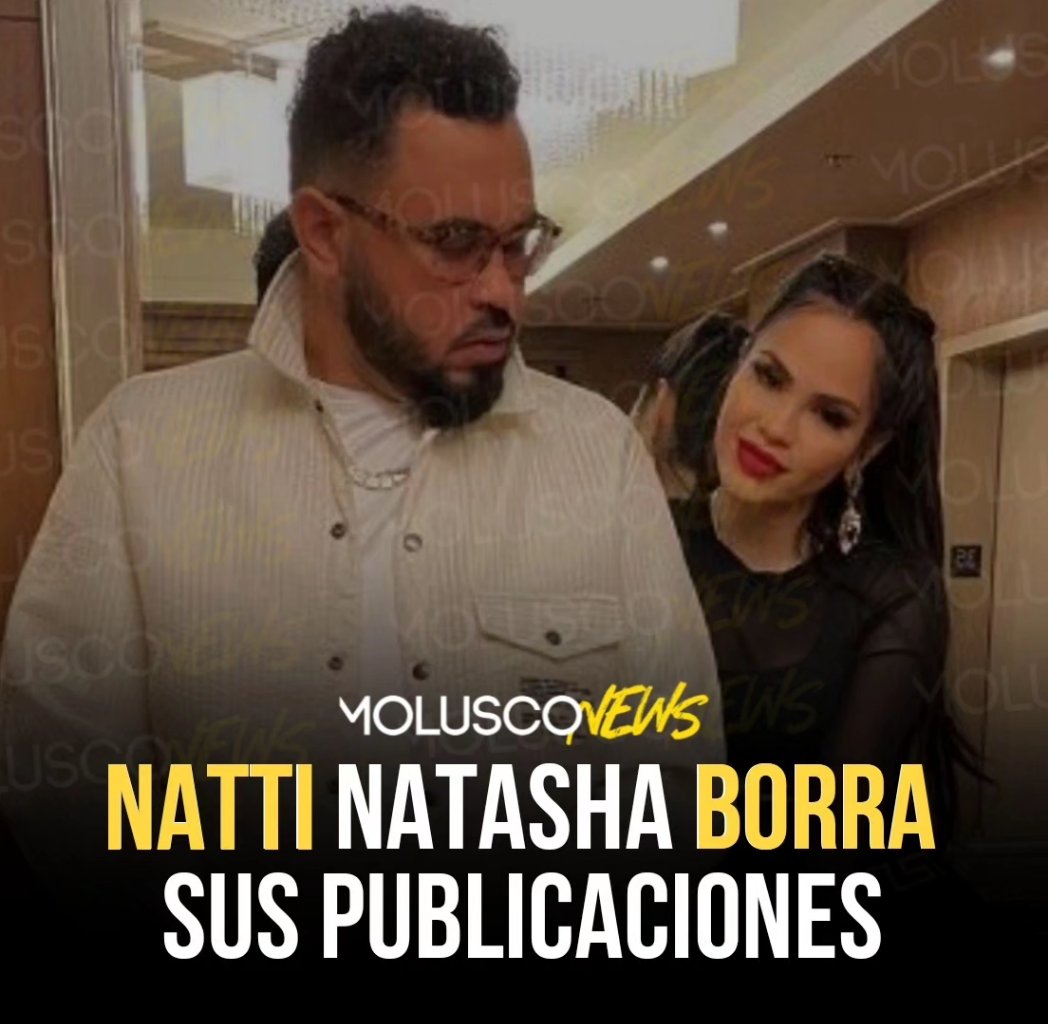 Moluskein's tweet photo. La cantante @NattiNatasha borró sus publicaciones de Instagram, luego que en el programa @LaComayTV se publicó que la artista dominicana supuestamente le había enviado unos mensajes a un individuo.

#MoluscoUrbanNews 
#ElMolu🎧 https://t.co/QNR5b3DuYK