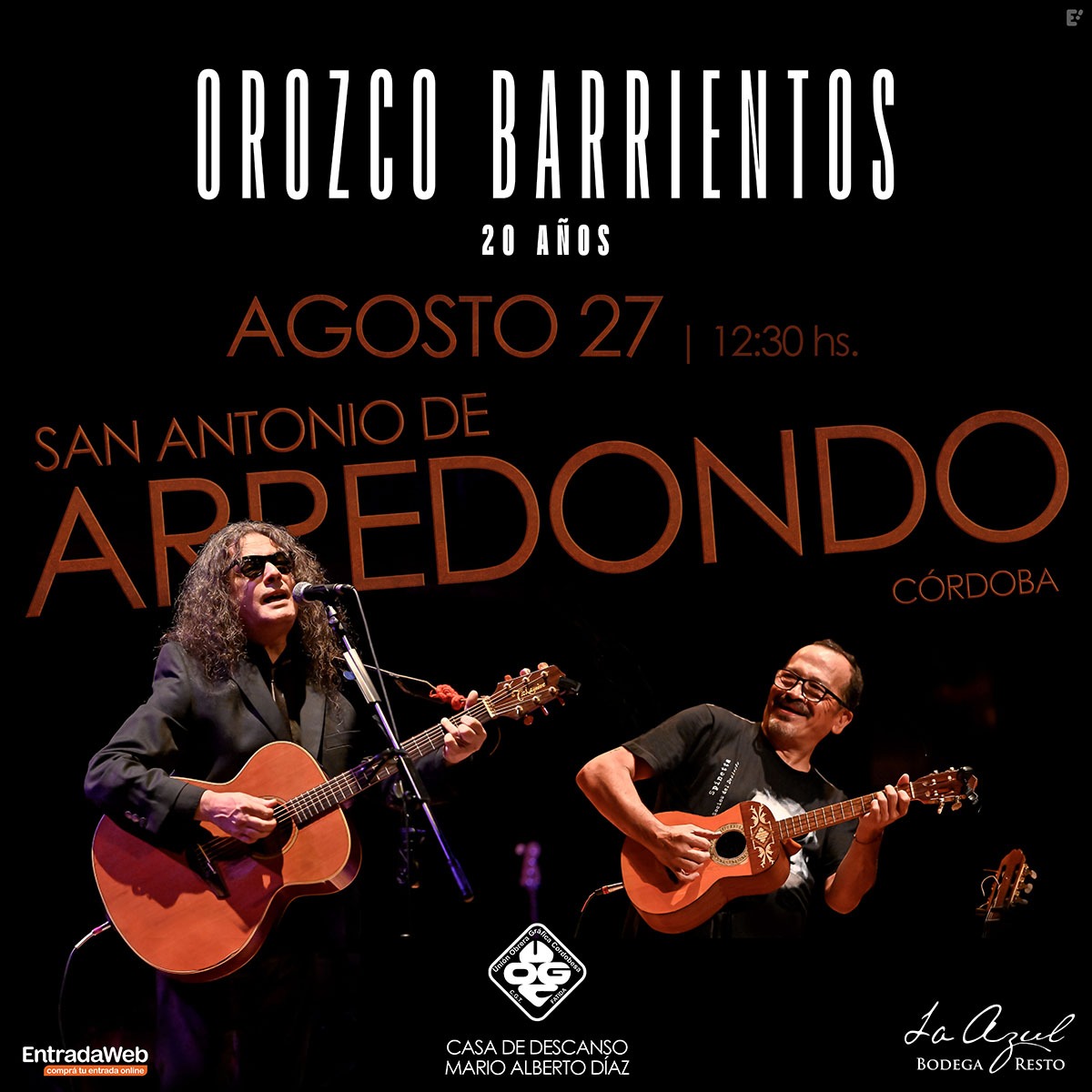 OROZCO BARRIENTOS  - 20 AÑOS
