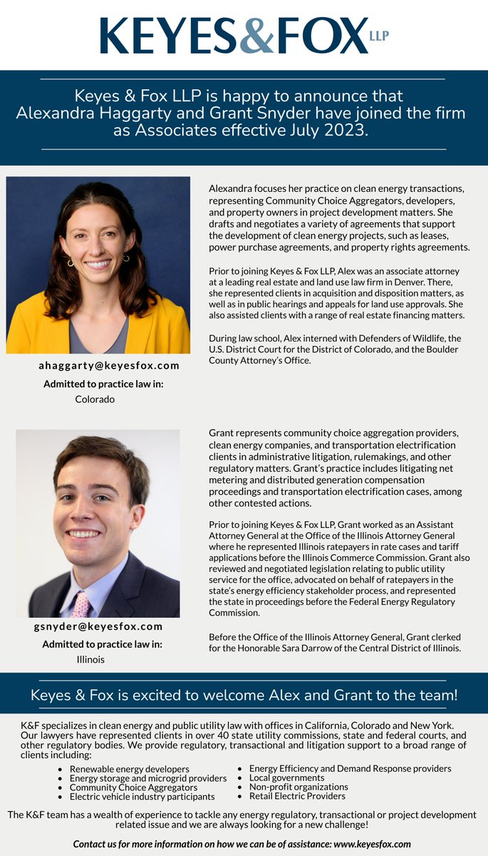 Keyes & Fox, LLP tweet media