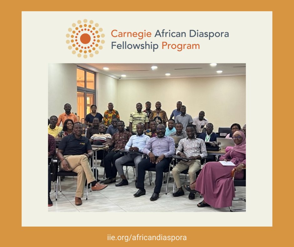 #CADFP Fellow Dr. Adegoke Oke worked together with Host Dr. David Asamoah to conduct Graduate Teaching/Mentoring and Collaborative Research with PHD Students and Faculty at Kwame Nkrumah University of Science and Technology.