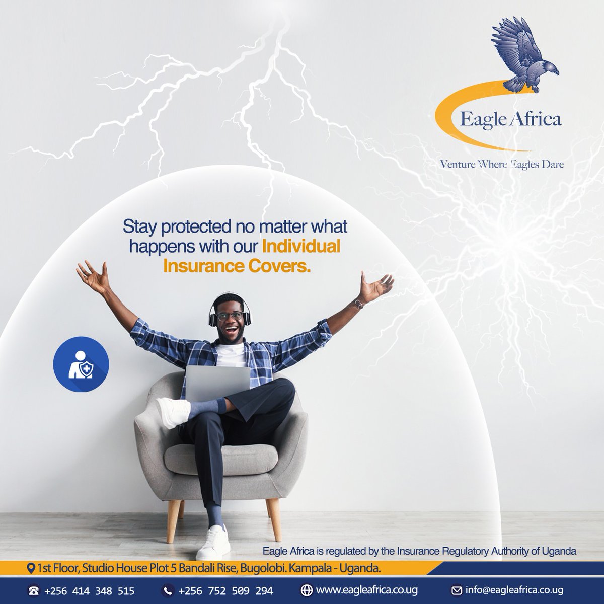 EagleAfricaUG's tweet image. No one's tomorrow is guaranteed, but with Insurance, you are more than prepared to face the uncertainties.

Visit our website eagleafrica.co.ug to check out our Individual Insurance Covers!

#EagleAfrica #Insurancebroker #Insurancecovers #Insuranceneeds