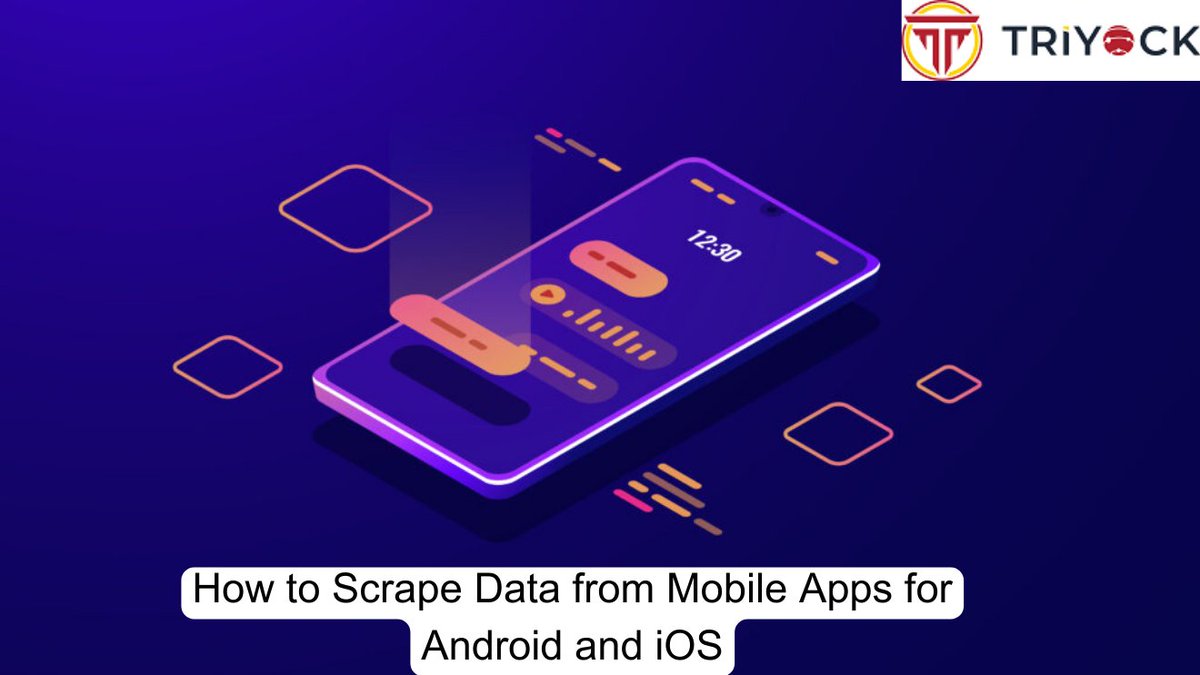 Triyockbpo's tweet photo. Scraping data from mobile apps for Android and iOS involves extracting information and content from these applications programmatically. Read this - https://t.co/j1P8x0I2rc
#datascraping #dataextraction #mobileappscraping #dataanalysis #outsourcingservice #bposervices #bpocompany https://t.co/VdYydeZZyC