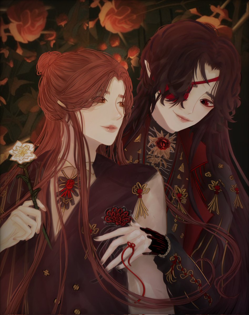ll1via's tweet photo. Hualian💋.                    #hualian #HeavenOfficialsBlessing
social networks:                 #draw #xialian #HuaCheng
ych - ll1viaosamu.             #drawing #anime #style #art #digtal 
Tgk - nyaskall1via           #artist #anime #digtal 
Deviant/discord - ll1via https://t.co/IpxrqlEx5l