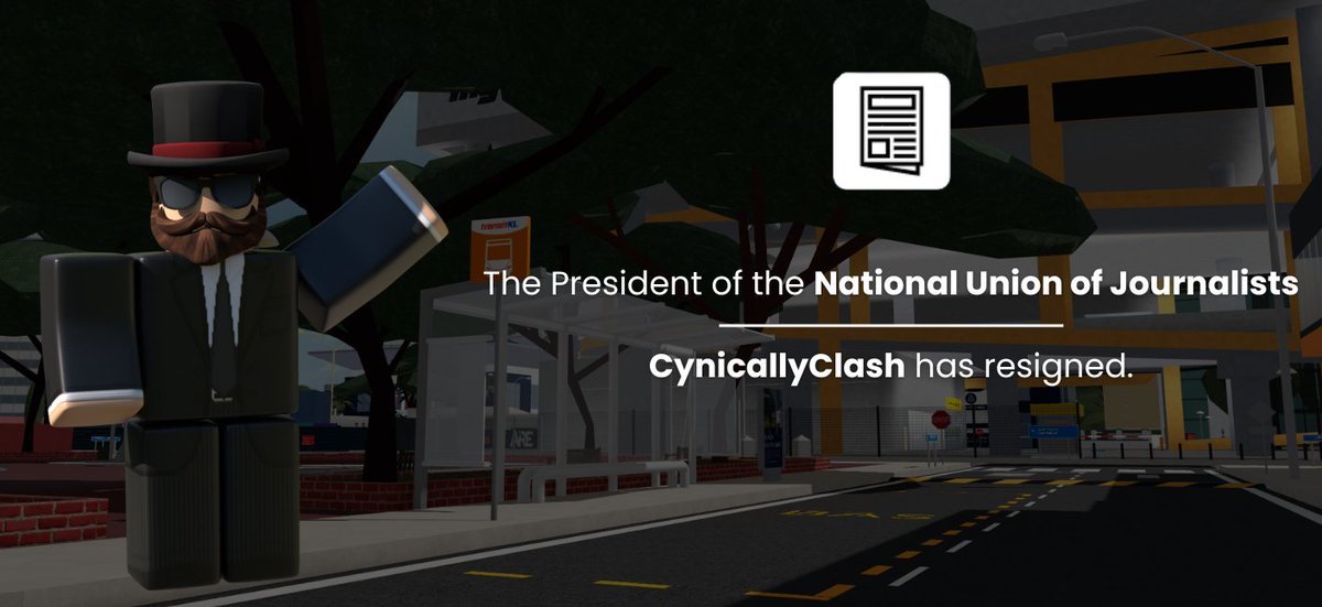 Cemerlang_MYS's tweet photo. Breaking News
Thursday, 27th of July 2023 

Kuala Lumpur — The President of the National Union of Journalists, CynicallyClash, has announced his official resignation from the NUJ. This resignation will come into effect until a new president is elected. https://t.co/L1CXBLdihD