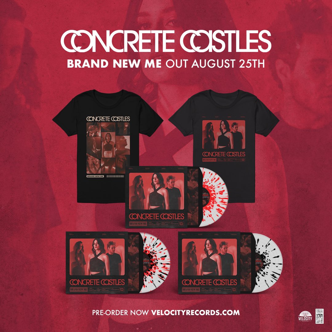 If you missed it yesterday, we announced our sophomore ALBUM (!!!) “Brand New Me” coming out August 25th! You can go to the link in our bio to pre-order physical copies of the album as well as t-shirts &amp; pre-save the album on streaming services!! ❤️🖤❤️🖤❤️🖤