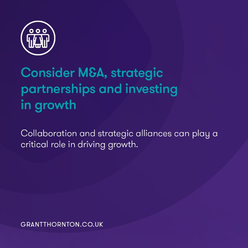 GrantThorntonUK's tweet photo. With over half of UK consumers cutting back on their discretionary spending, here are ways businesses can stay resilient in a #CutBackEconomy: