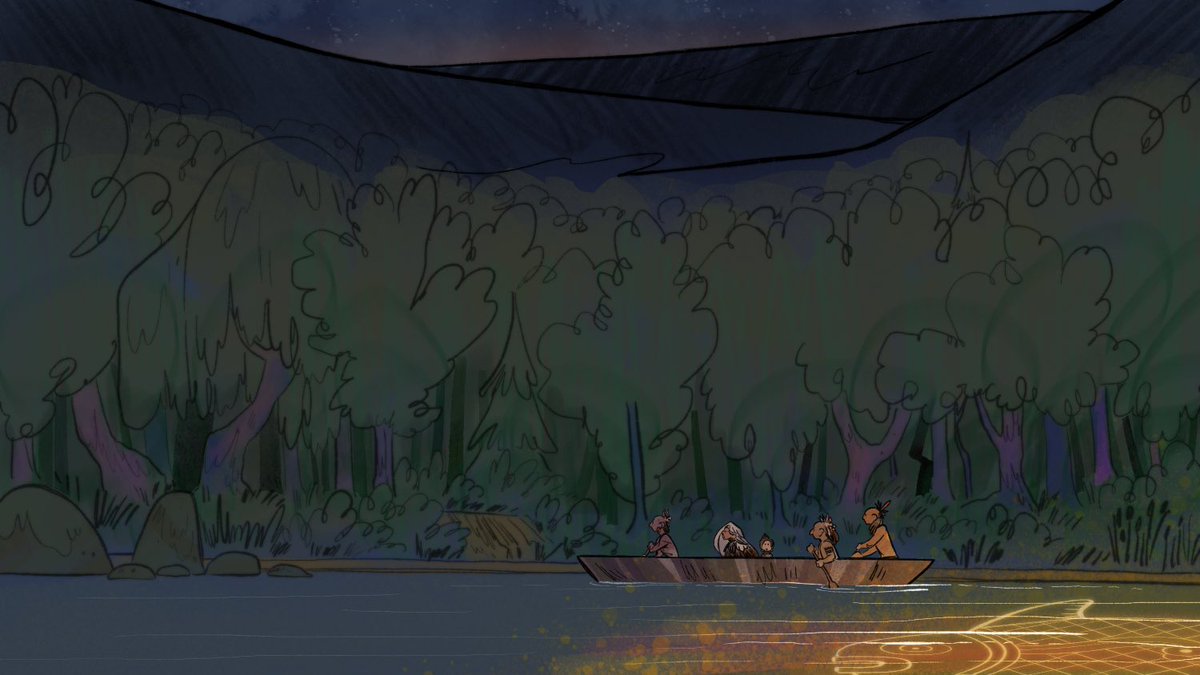 Skadoodlin's tweet photo. Been doing a lot of research on Cherokee/southeastern native art and it amazes me how our ancestors in the past saw patterns in their world.  It was really beautiful! #sketch #digitalart #procreate #nativeamerican #indigenous #cherokee #fish https://t.co/WbUPwzLDVN
