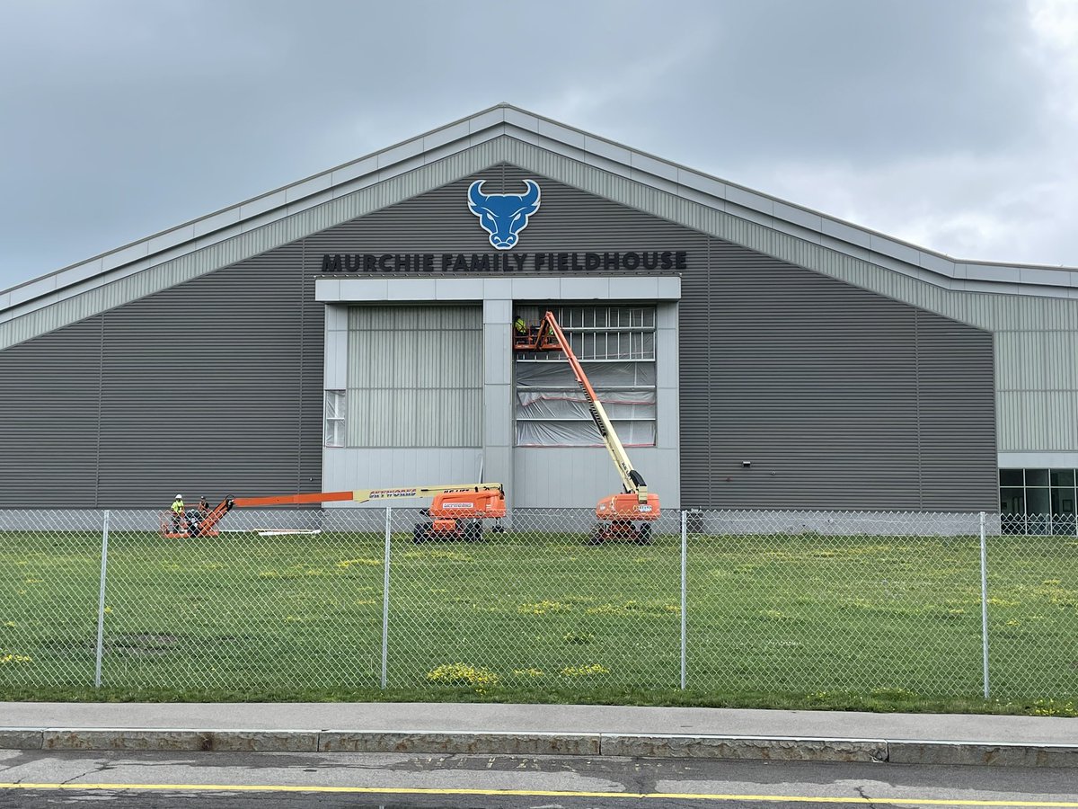 UBAthletics's tweet photo. Construction is underway on the new Brittany Murchie Mulla Sports Performance Center. 

#UBhornsUP https://t.co/looY5GVsbY