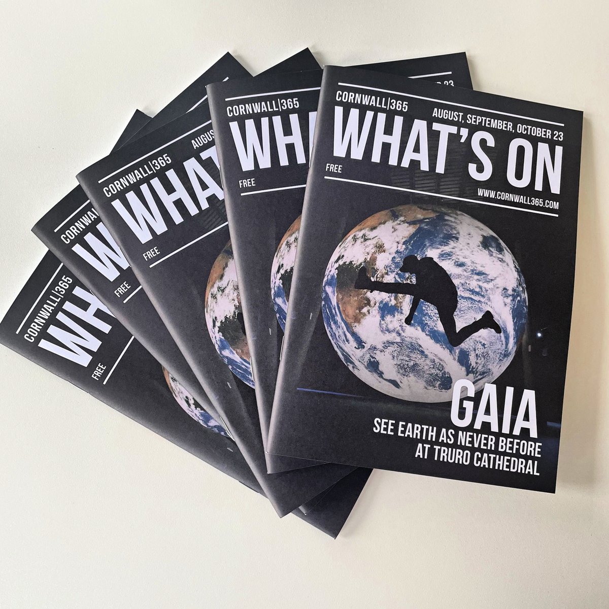 Exciting news! 🎉 The Late Summer/Autumn Guide is here, packed with all the fantastic events taking place in August, September, and October. Featuring the stunning GAIA exhibition, coming to @TruroCathedral this October, as its cover star 🌍