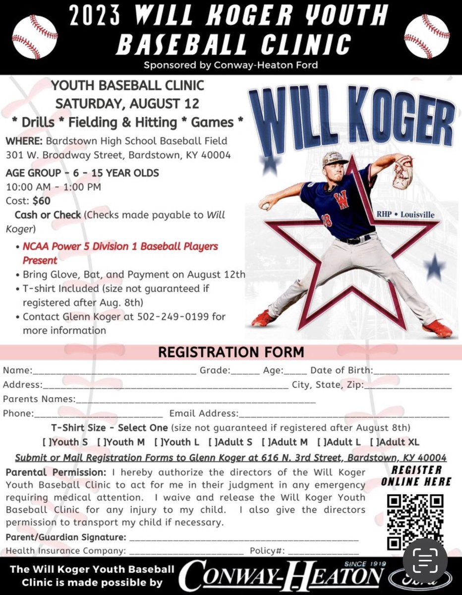Coach Koger (@btowntigers17) on Twitter photo Come out August 12th & spend some time with Will! Hear about some of his experiences in the ACC this spring & being named to the All-Star team this summer in the Cape Cod. He & some other D1 players will be at Tiger field to help you tune up your game! <a href="/Conway_Heaton/">Conway Heaton</a> <a href="/koger_will/">Will Koger</a> Come out August 12th & spend some time with Will! Hear about some of his experiences in the ACC this spring & being named to the All-Star team this summer in the Cape Cod. He & some other D1 players will be at Tiger field to help you tune up your game! <a href="/Conway_Heaton/">Conway Heaton</a> <a href="/koger_will/">Will Koger</a>